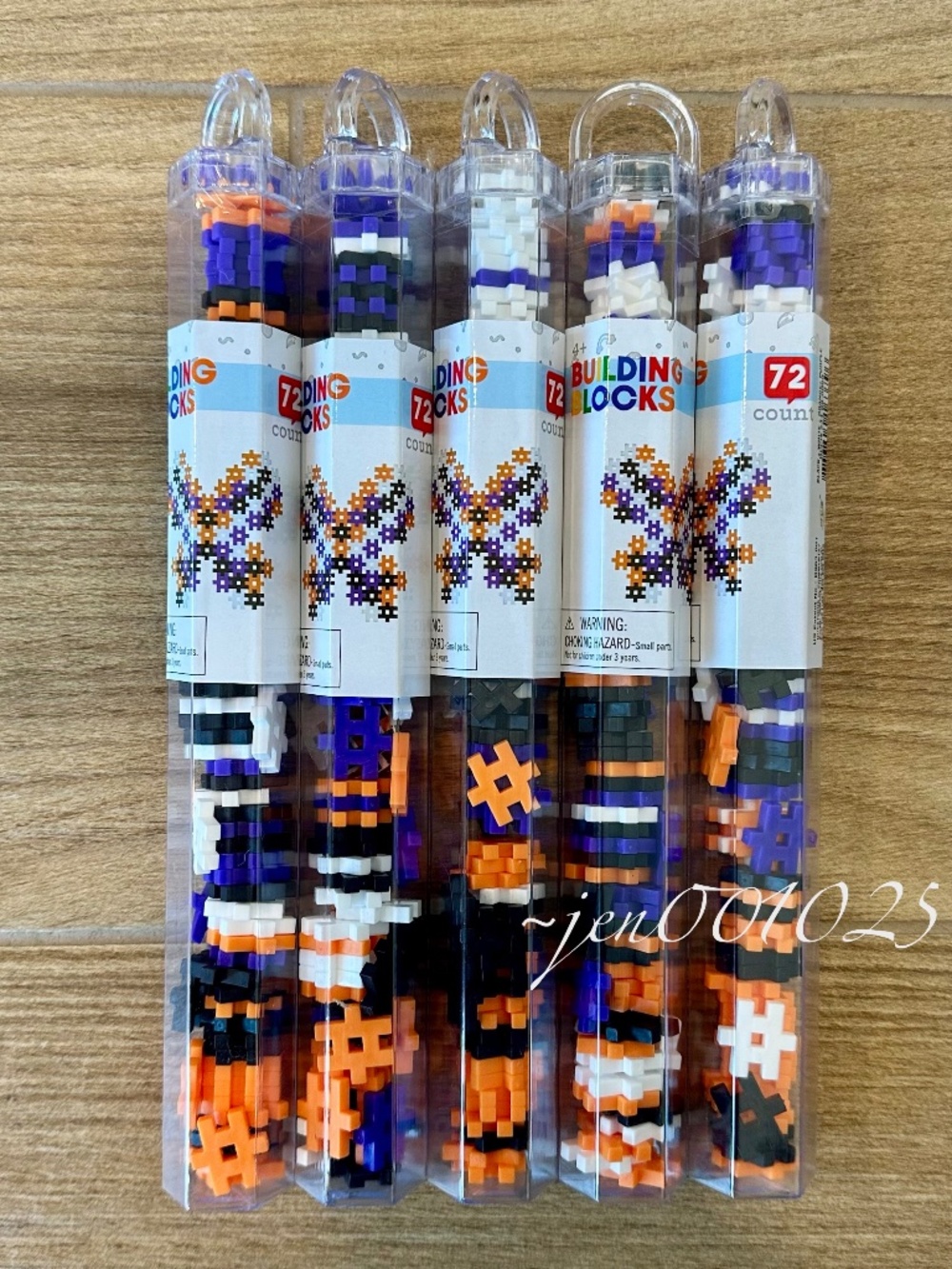 5 Sets Target Hashtag Building Blocks Halloween Colors
